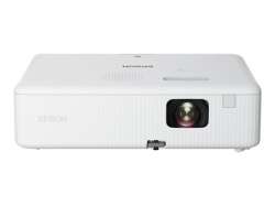 Epson CO-FH01, Full HD 1080p (1920 x 1080, 16:9), 3000 ANSI lumens, 16 000:1, WLAN (optional), USB 2.0, HDMI, Lamp warr: 6000h, Warr: 24 months, White