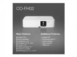 Epson CO-FH02, Full HD 1080p (1920 x 1080, 16:9), 3000 ANSI lumens, 16 000:1, USB 2.0, HDMI, Android TV, Lamp warr: 24 months, White