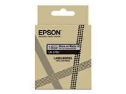 EPSON Matte Tape Clear/Black 18mm 8m LK-5TBJ