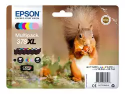 EPSON 1LB Multipack 6-farbig 378XL Squirrel Clara Phto HD Ink                          