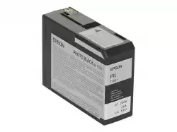 EPSON 5LB T5801 ink cartridge photo black standard capacity 80ml 1-pack