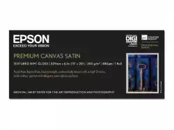 EPSON Premium Satinch Canvas Roll A3 13inch 33cm x 6.1m 350g/m2