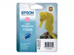 EPSON 5LB T0486 ink cartridge light magenta standard capacity 13ml 430 pages 1-pack blister without alarm