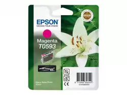 EPSON 5LB T0593 ink cartridge magenta standard capacity 13ml 1-pack blister without alarm