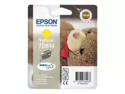 EPSON T0614 ink cartridge yellow standard capacity 8ml 250 pages 1-pack blister without alarm