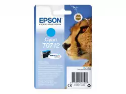EPSON 1LB T0712 ink cartridge cyan standard capacity 5.5ml 1-pack RF-AM blister w/s