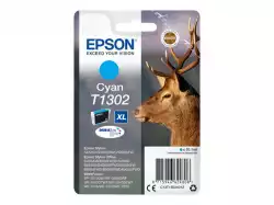 EPSON 1LB T1302 ink cartridge cyan extra high capacity 10.1ml 1-pack blister without alarm - DURABrite Ultra Ink