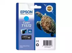 EPSON T1572 ink cartridge cyan standard capacity 1-pack blister without alarm