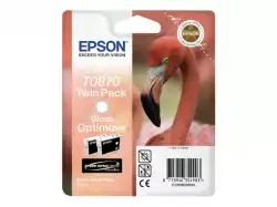 EPSON Twinpack Gloss Optimizer T0870 Ultra Gloss High-Gloss 2