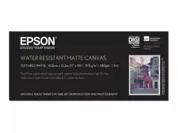 EPSON Paper Canvas Roll A3 17inch 43.2cm x 12.2m 375g/m2 water resistant matte