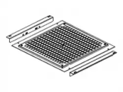 Frame w/ filter for installation of DP-VEN-02,3 in ROS, ROV, depth 1000 mm