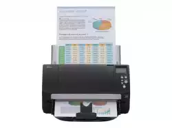 FUJITSU fi-7160 Scanner A4 USB 3.0 60ppm 80Sheet ADF PaperStream IP TWAIN ISIS iSOP Paper Protection ScanSnap Manager