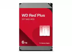 HDD NAS WD Red Plus (3.5'', 6TB, 256MB, 5400 RPM, SATA 6 Gb/s)