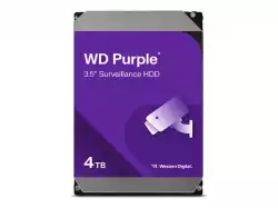 HDD Video Surveillance WD Purple 4TB CMR, 3.5'', 256MB, SATA 6Gbps, TBW: 180