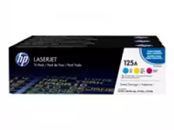 HP 125A CYM Tri-Pack LaserJet Toner Cartridge