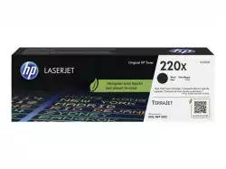 HP 220X Black Original LaserJet Toner Cartridge                          