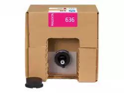 HP 636 3-liter Magenta Dye Sublimation Ink Cartridge