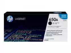 HP 650A Black LaserJet Toner Cartridge