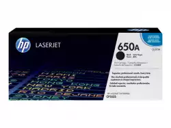 HP 650A Black LaserJet Toner Cartridge