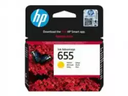 HP 655 original Ink cartridge CZ112AE BHK yellow standard capacity 600 pages 1-pack