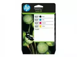 HP 937 CMYK Ink Cartridge 4-Pack