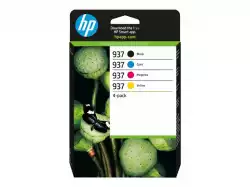 HP 937 CMYK Ink Cartridge 4-Pack