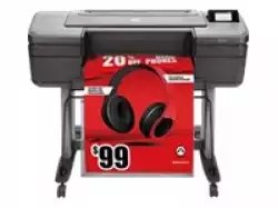 HP DesignJet Z6 PostScript 24inch large-format printer colour ink-jet Roll 61cm 2400x1200dpi 1.4 min/page 1 roll LAN USB host Cutter