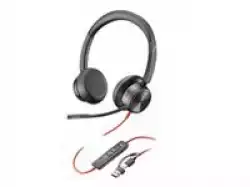 HP Poly Blackwire 8225 Stereo USB-C Headset +USB-C/A Adapter SmartBuy
