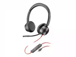 HP Poly Blackwire 8225 Stereo USB-C Headset +USB-C/A Adapter SmartBuy