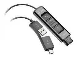 HP Poly DA85 Headset cable USB 24 pin USB-C male to Quick Disconnect male 1.3m                          