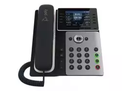 HP Poly Edge E300 IP Phone and PoE-enabled
