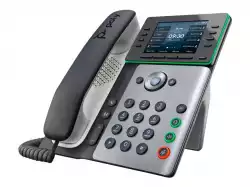 HP Poly Edge E300 IP Phone and PoE-enabled