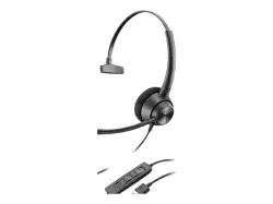 HP Poly EncorePro 320 EncorePro 300 series headset on-ear wired active noise cancelling USB-C black TAA Compliant Chromebook