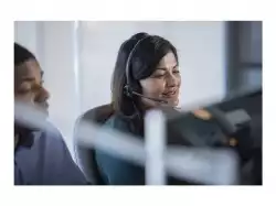 HP Poly EncorePro 320 EncorePro 300 series headset on-ear wired active noise cancelling USB-A black Certified for Microsoft Teams