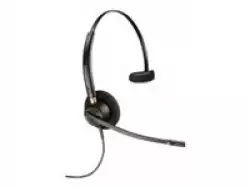 HP Poly EncorePro 510D EncorePro 500 series headset on-ear wired active noise cancelling Quick Disconnect black TAA Compliant