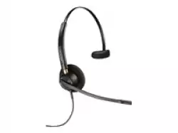 HP Poly EncorePro 510D EncorePro 500 series headset on-ear wired active noise cancelling Quick Disconnect black TAA Compliant