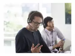 HP Poly EncorePro 720D EncorePro 700 Series headset on-ear wired active noise cancelling USB-A black TAA Compliant