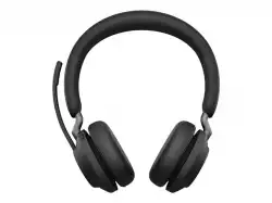 JABRA Evolve2 65 UC Stereo Headset on-ear Bluetooth wireless USB-A noise isolating black with charging stand