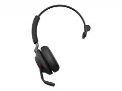 JABRA Evolve2 65 UC Mono Headset on-ear convertible Bluetooth wireless USB-C noise isolating black