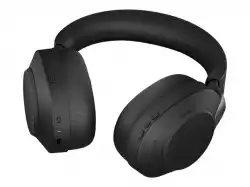 JABRA Evolve2 85 Link380c MS Stereo Bluetooth Wireless Wired Active Noise Canceling 3.5mm Jack Black Teams Certified