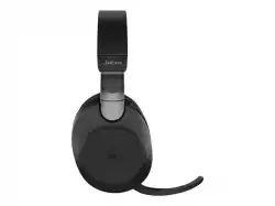 JABRA Evolve2 85 Link380c MS Stereo Bluetooth Wireless Wired Active Noise Canceling 3.5mm Jack Black Teams Certified