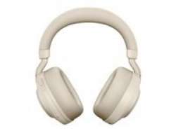 JABRA Evolve2 85 MS Stereo Headset full size Bluetooth wireless wired active noise cancelling 3.5 mm noise isolating beige MS Te