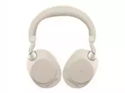 JABRA Evolve2 85 MS Stereo Headset full size Bluetooth wireless wired active noise cancelling 3.5 mm noise isolating beige MS Te