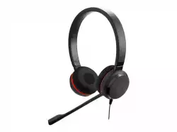 JABRA Evolve 20SE UC stereo Special Edition headset on-ear wired USB-C noise isolating Certified for Skype for Business