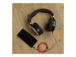 JABRA EVOLVE 80 UC Duo headset only with 3.5mm Jack headband discret boomarm active Noise Cancellation Listen-In