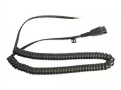 JABRA QD cord coiled open ends