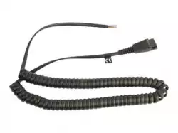 JABRA QD cord coiled open ends