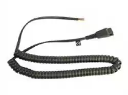 JABRA QD cord coiled open ends JABRA QD cord coiled open ends