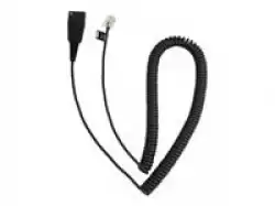 JABRA QD Cord to RJ10 coiled 0.5-2 meters for Lucent Callmaster V VI Cisco 79xx and PLX A22