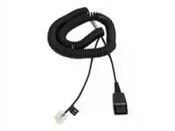 JABRA QD Cord to special-Plug RJ45 coiled 0.5-2Meter for Siemens Open Stage